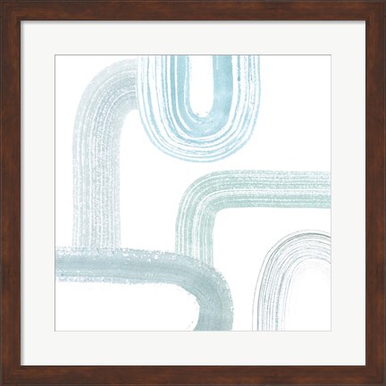 Framed Gemstone Streams II Print