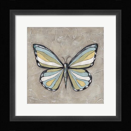 Framed Graphic Spring Butterfly II Print