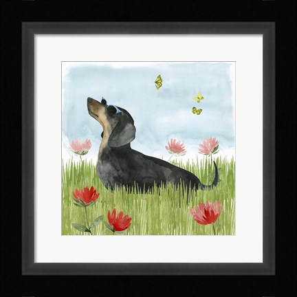 Framed Park Pup I Print