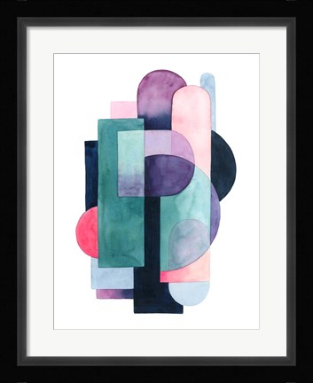 Framed Urban Deco II Print