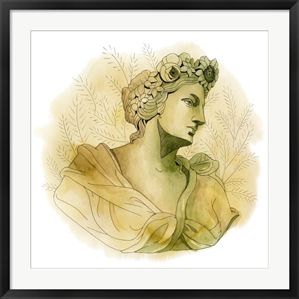 Framed Garden Goddess III Print