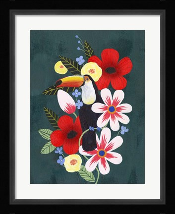 Framed Tropical Toucan II Print