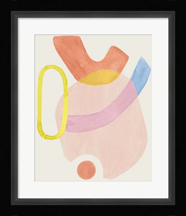 Framed Mod Stitch III Print