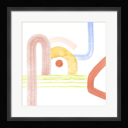 Framed Playful Pike III Print