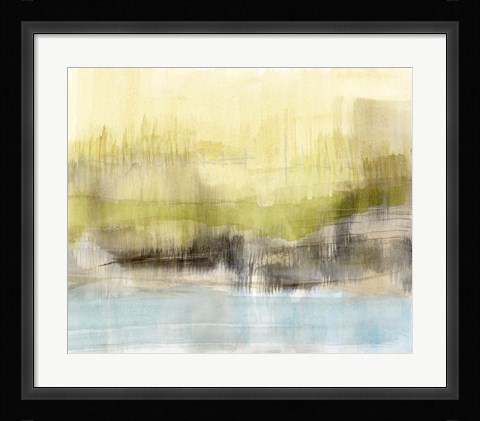 Framed Feathered Fields I Print