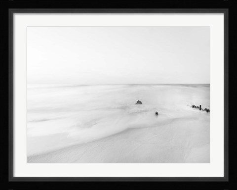 Framed Black &amp; White Water II Print