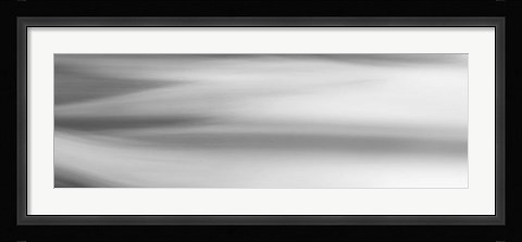 Framed Black &amp; White Water Panel VII Print