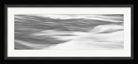 Framed Black &amp; White Water Panel X Print