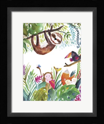Framed Hangin' Around I Print