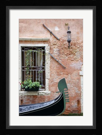 Framed Passing Gondola Print