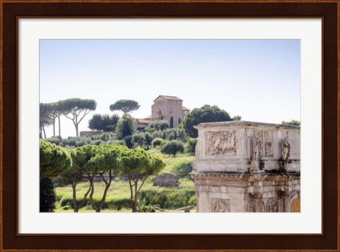 Framed Rome Landscape II Print