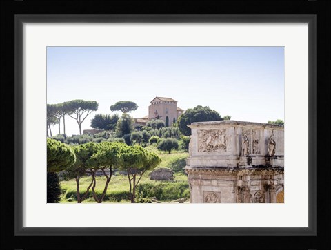 Framed Rome Landscape II Print