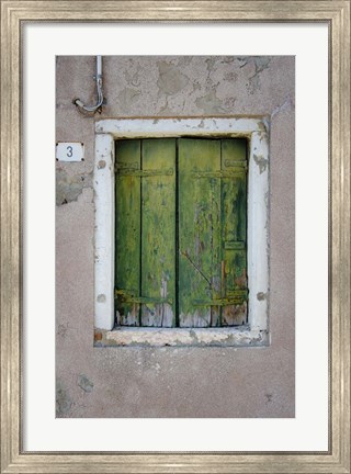 Framed Windows &amp; Doors of Venice III Print