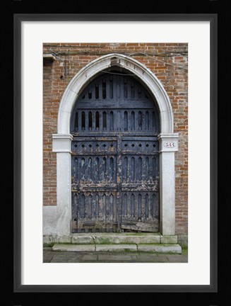 Framed Windows &amp; Doors of Venice V Print