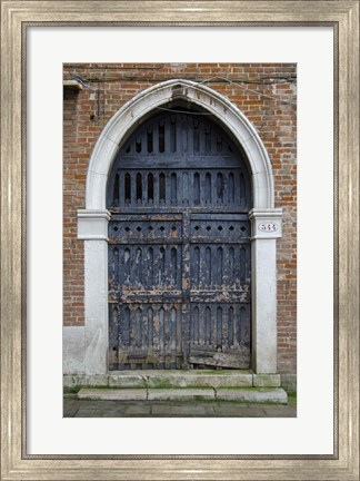 Framed Windows &amp; Doors of Venice V Print