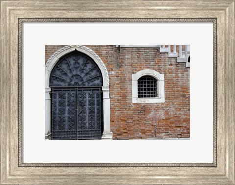 Framed Windows &amp; Doors of Venice VIII Print