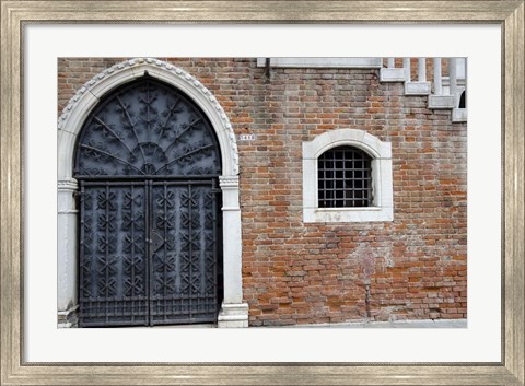 Framed Windows &amp; Doors of Venice VIII Print