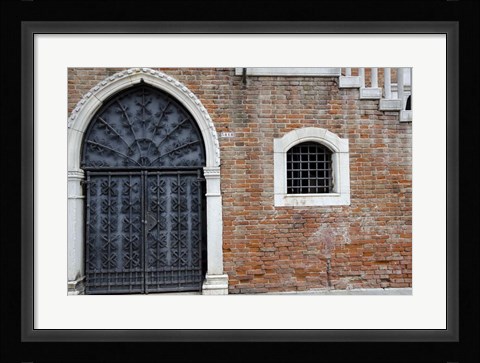 Framed Windows &amp; Doors of Venice VIII Print
