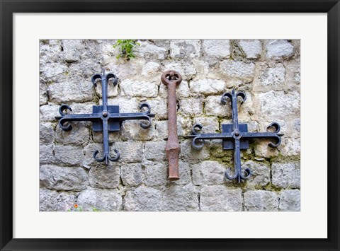 Framed Iron Detail II - Kotor, Montenegro Print