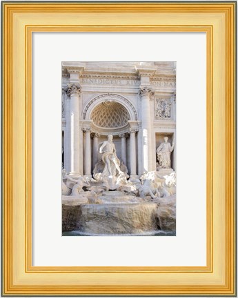 Framed Trevi Fountain in Afternoon Light I Print
