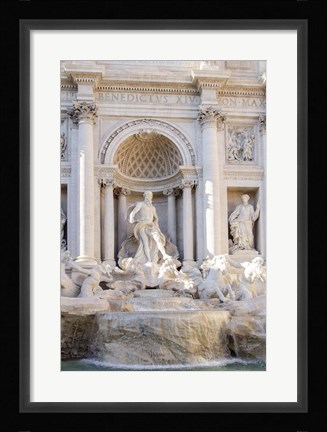 Framed Trevi Fountain in Afternoon Light I Print