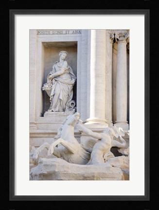 Framed Trevi Fountain in Afternoon Light II Print