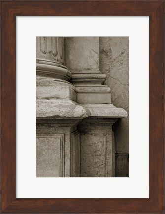 Framed Architecture Detail in Sepia IV Print