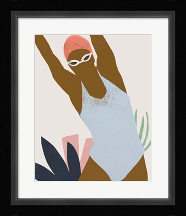 Framed Femme Moderne III Print