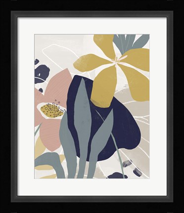 Framed Paper Garden I Print