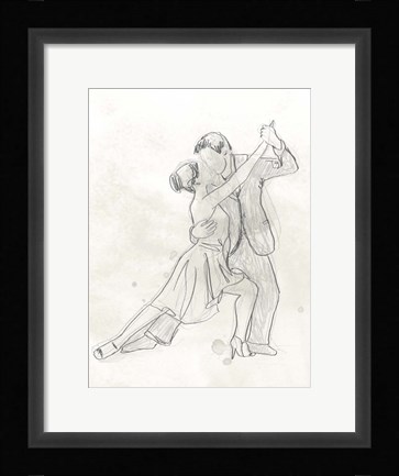 Framed Vintage Ballroom II Print