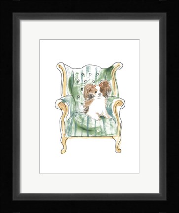 Framed Petite Chien III Print