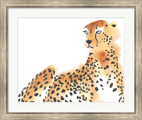 Framed Majestic Cheetah I Print