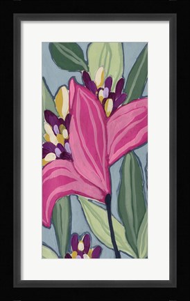 Framed Tropical Mix I Print