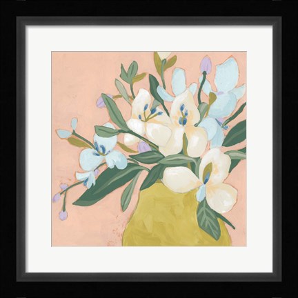 Framed Floral Allure II Print