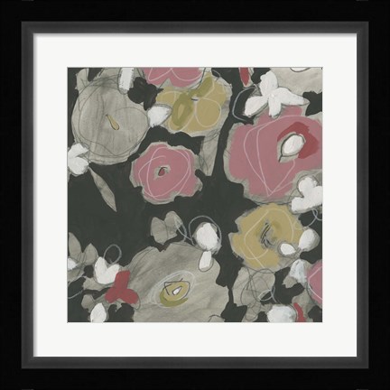 Framed Impulse Floral I Print