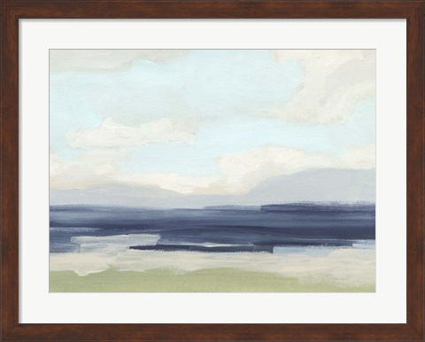 Framed Verdant Coast I Print