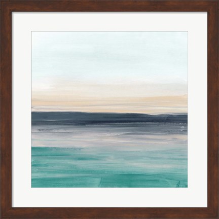 Framed Sea Rise I Print