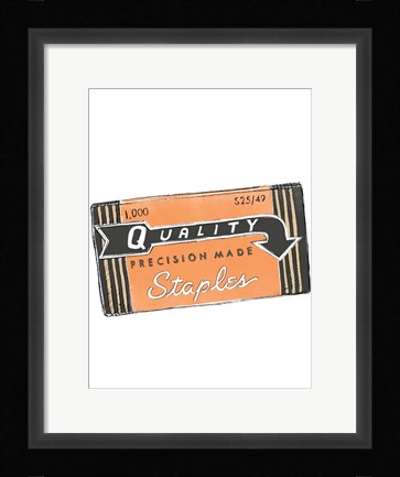 Framed School Days V Print