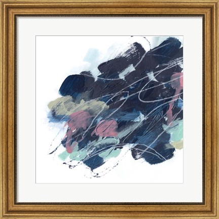 Framed Abstract Lily Pond II Print