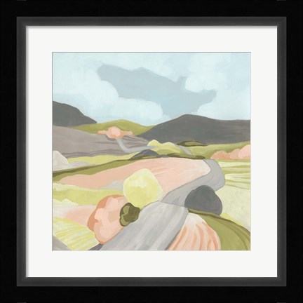 Framed Winding Road II Print