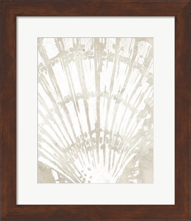 Framed Linen Tropical Silhouette II Print