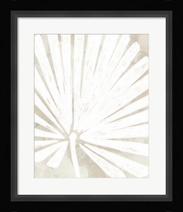 Framed Linen Tropical Silhouette IV Print