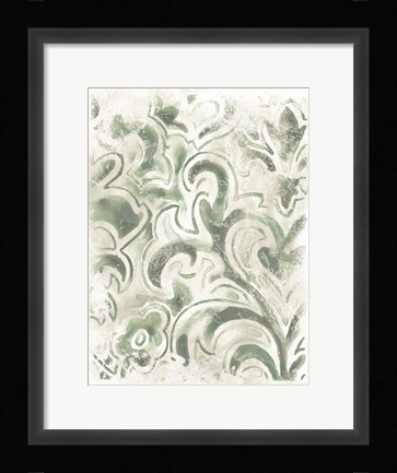 Framed Ancient Tile IV Print