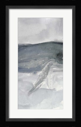 Framed Blue Whale Triptych II Print
