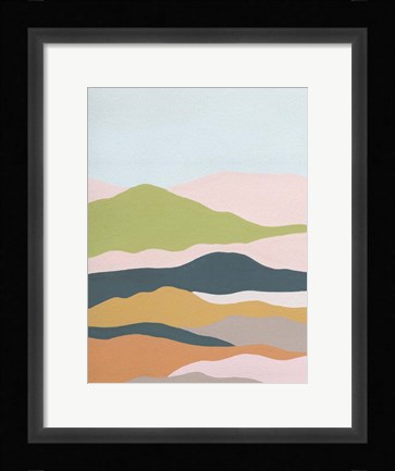 Framed Cloud Layers I Print