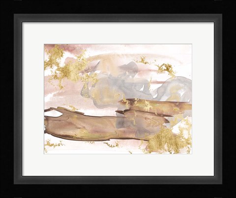 Framed Shadows of Dawn I Print