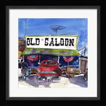 Framed Urban Scape II Print