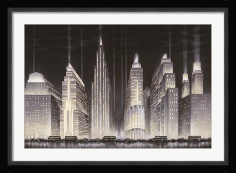 Framed Boulevard Print