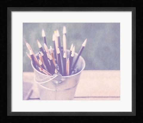 Framed Vintage School VI Print