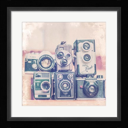Framed Vintage Camera II Print